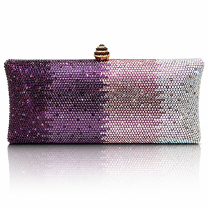 Gradient Rhinestone Women's Dinner Clutch Shoulder Bag Jovera Joyce