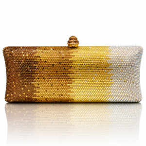 Gradient Rhinestone Women's Dinner Clutch Shoulder Bag Jovera Joyce