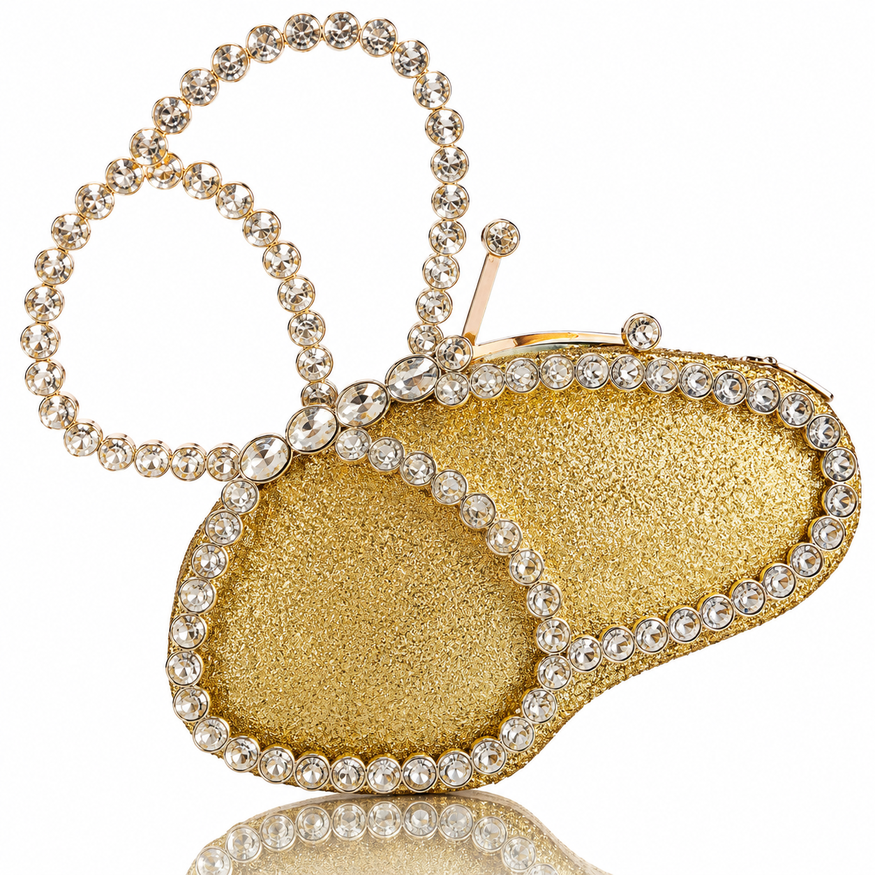 Butterfly Dinner Shiny Crystal Bag Diamond Clutch Lipstick Rhinestone Niche Handbag Jovera Joyce