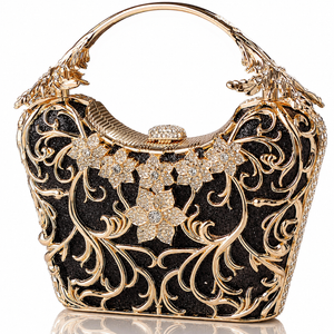 Hollow Out Party Clutch Shiny Banquet Bag Jovera Joyce