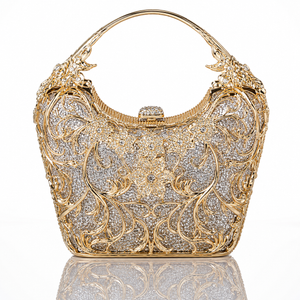 Hollow Out Party Clutch Shiny Banquet Bag Jovera Joyce