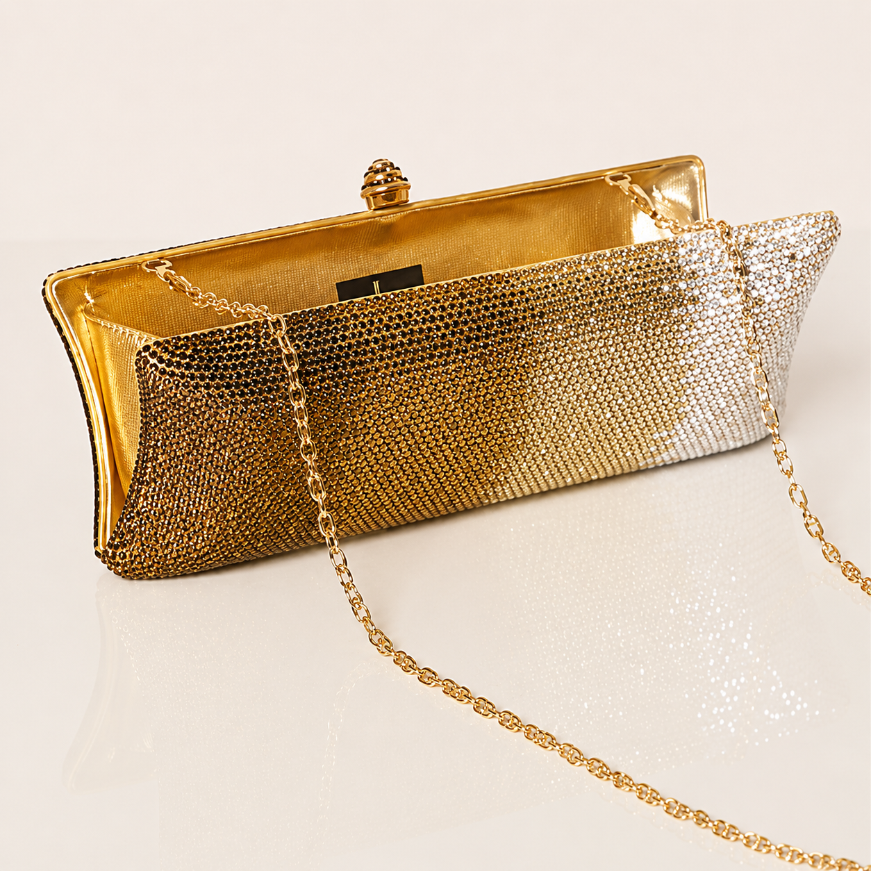 Aurelia Ombre Crystal Clutch Jovera Joyce