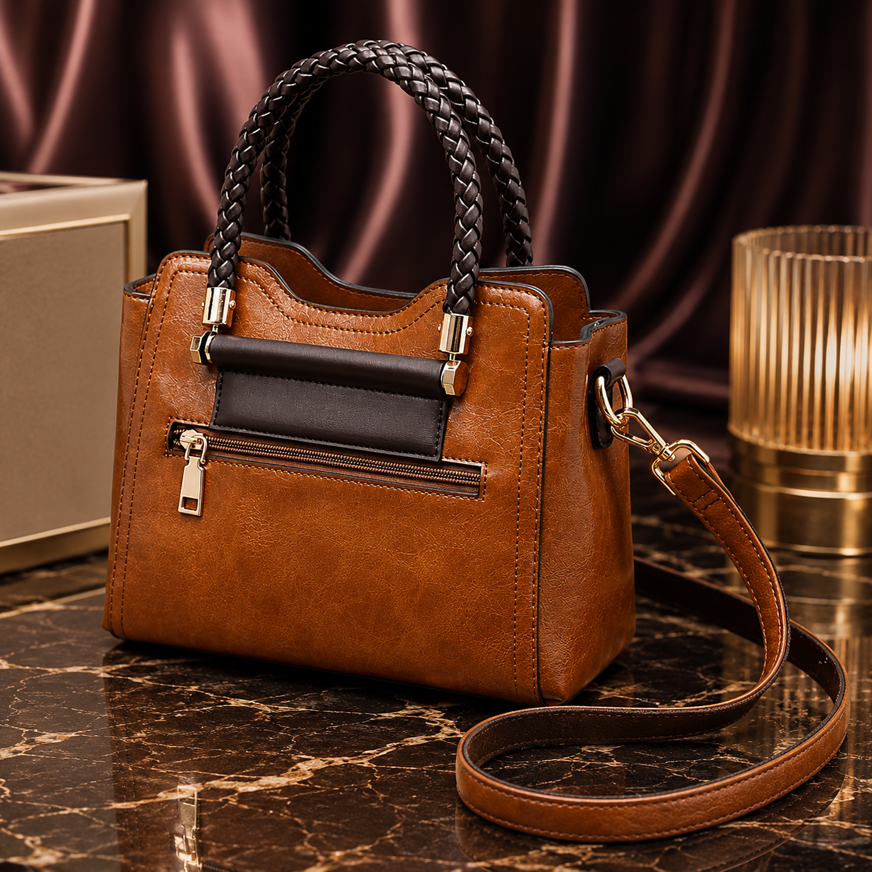 Firenze Heritage Leather Tote Jovera Joyce