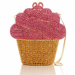 Crystal Ice Cream Cup Clutch Jovera Joyce