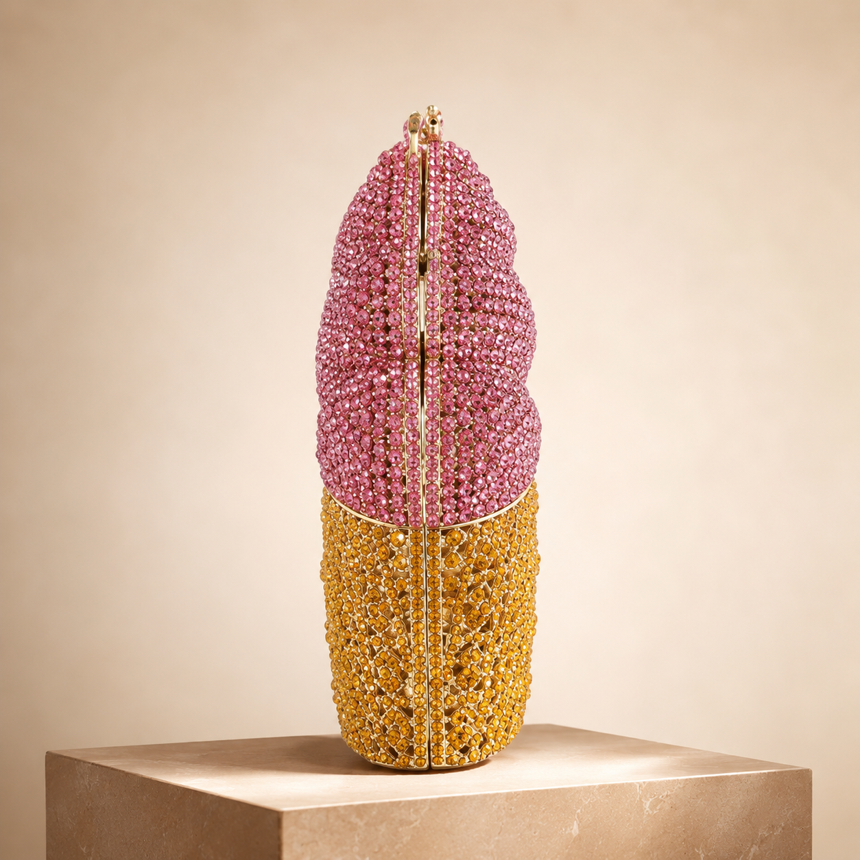 Crystal Ice Cream Cup Clutch Jovera Joyce