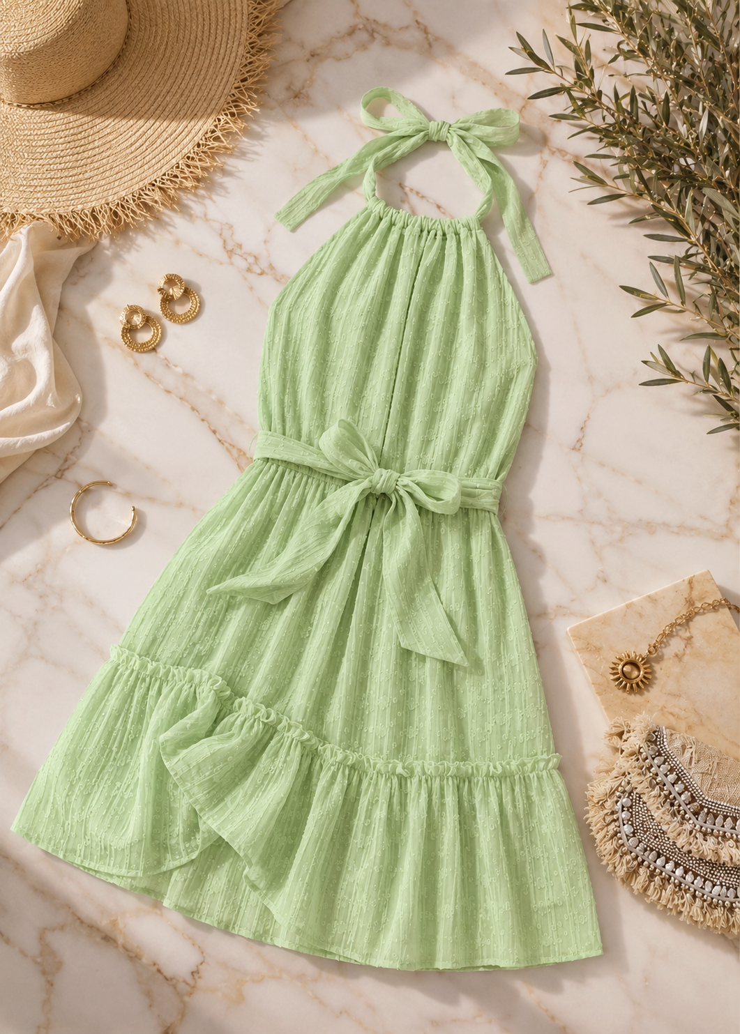 Celeste Breeze Halter Dress Jovera Joyce