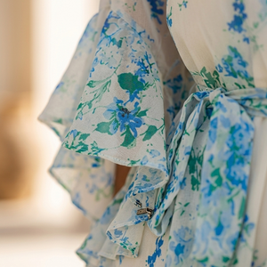 Roselle Bloom Wrap Mini Dress Jovera Joyce