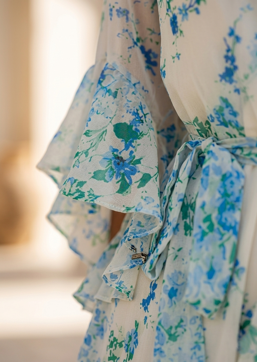 Roselle Bloom Wrap Mini Dress Jovera Joyce