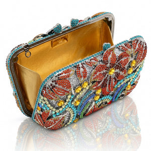 Bloom Jewel Garden Clutch Jovera Joyce