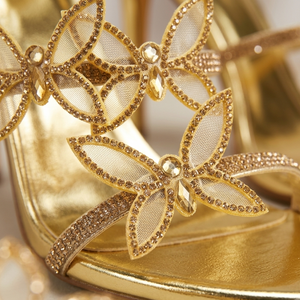 Celestia Butterfly Crystal Heels Jovera Joyce
