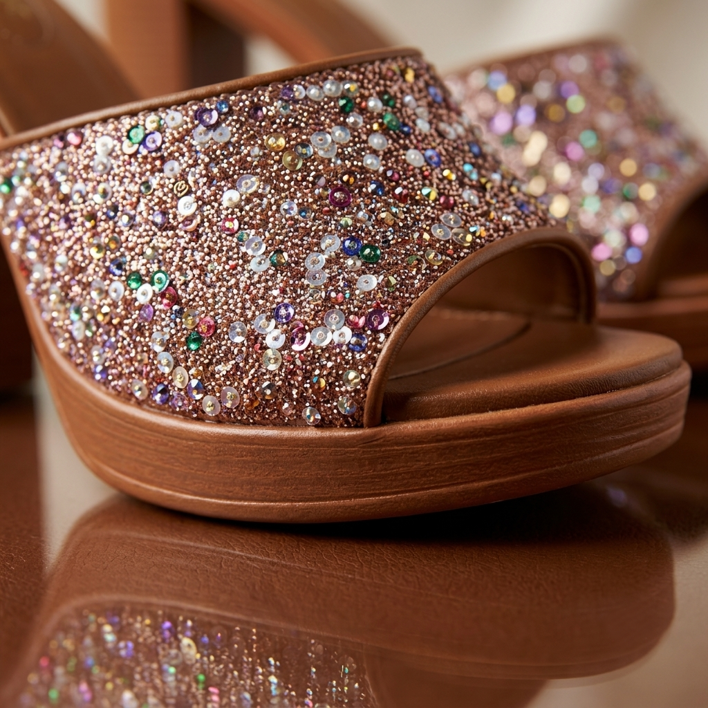 Solara Mosaic Platform Mules Jovera Joyce