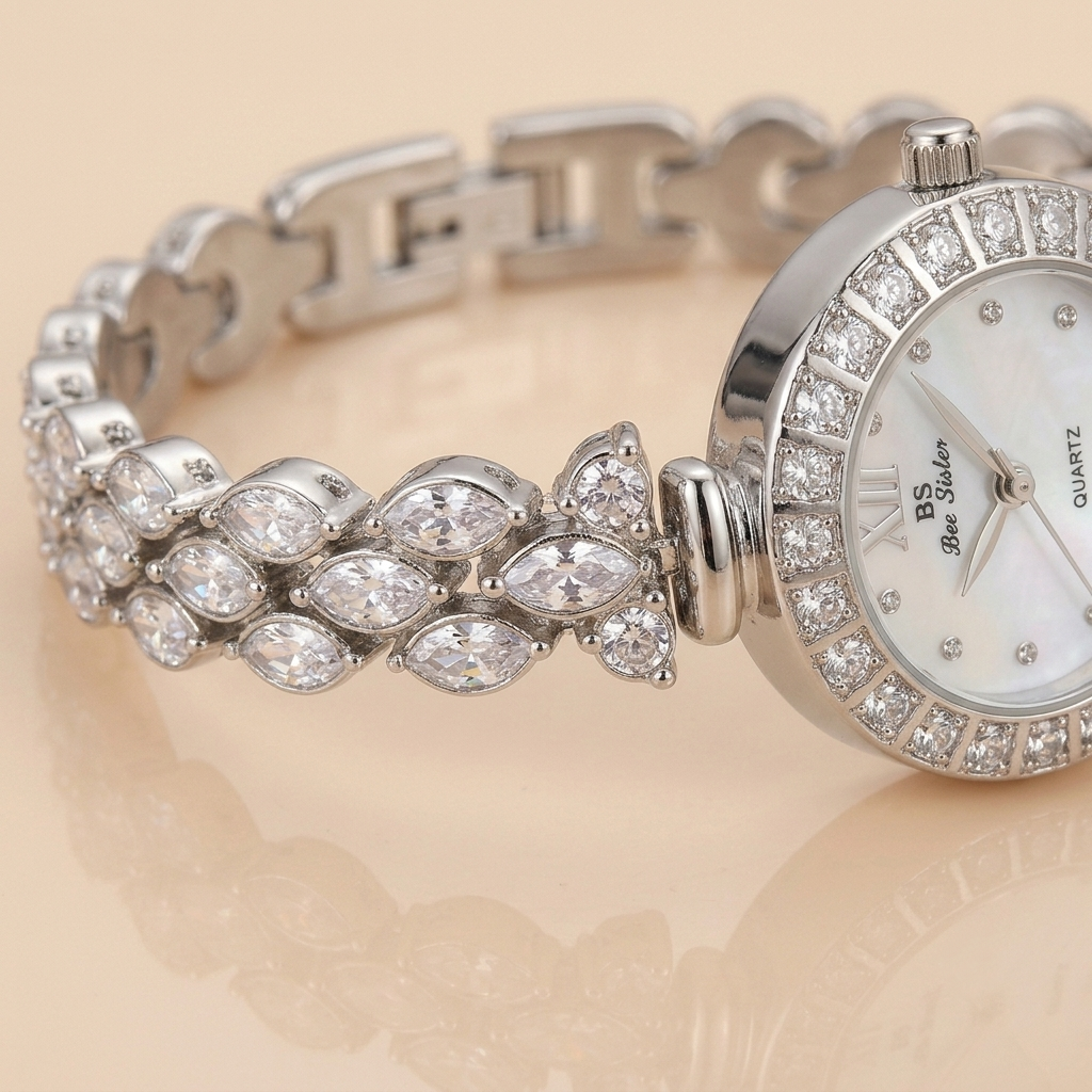 Baita Starry Horse Eye Zircon Light Luxury Exquisite Mermaid Watch Jovera Joyce
