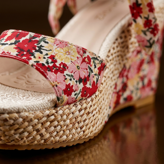 Fleur de Riviera Wedge Sandals Jovera Joyce