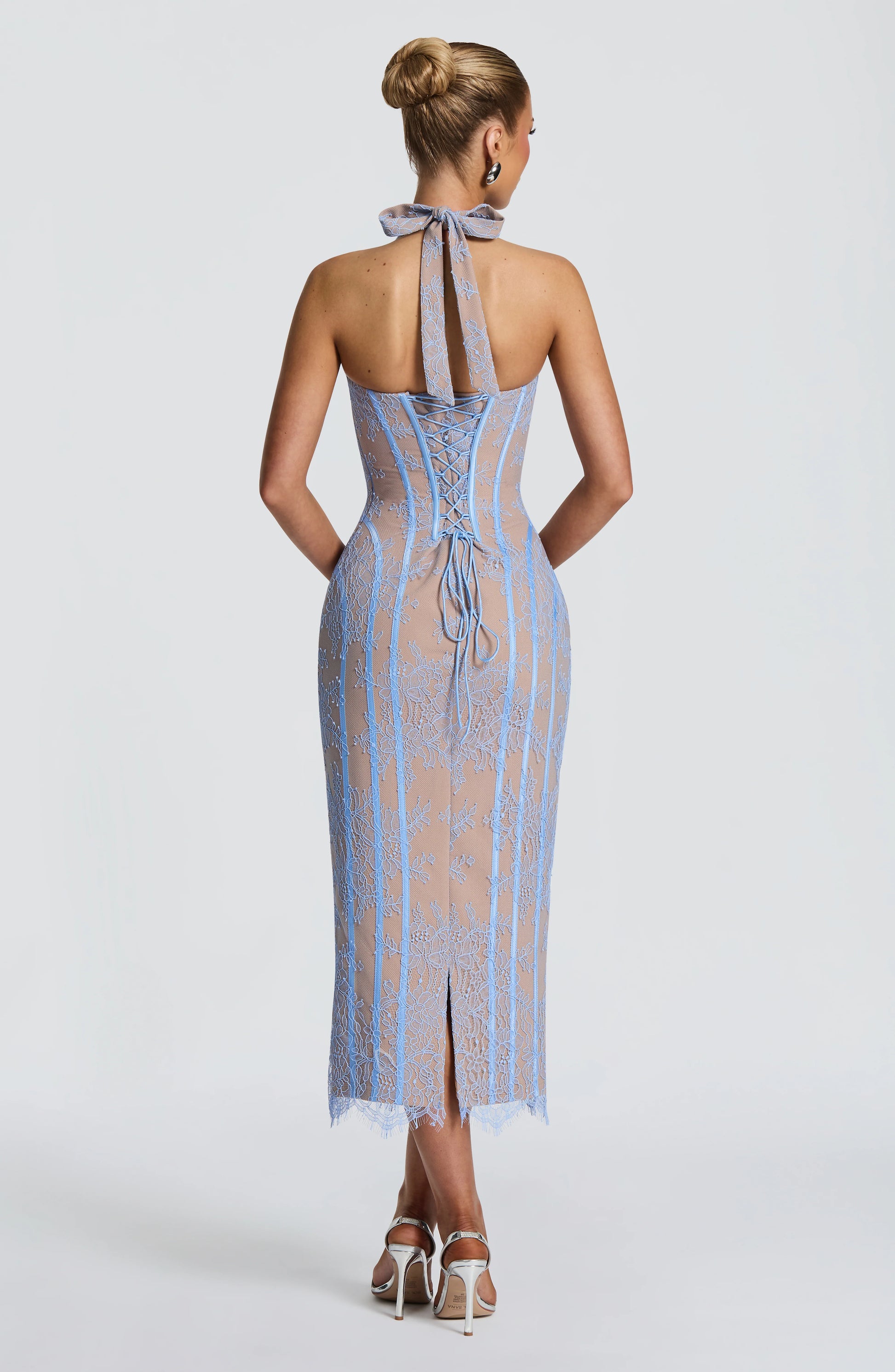 Womens Mid-length Fishtail Waist-cinching Dress Jovera Joyce