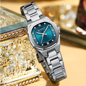 Business-Casual Womens Rhinestone Watch Jovera Joyce