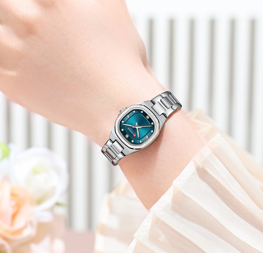 Business-Casual Womens Rhinestone Watch Jovera Joyce