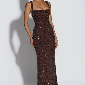 Womens Sequin-decorated Figure-hugging Fashionable Dress Jovera Joyce
