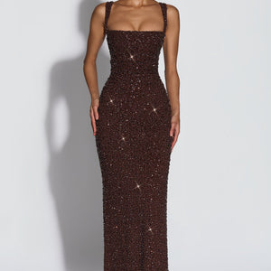 Womens Sequin-decorated Figure-hugging Fashionable Dress Jovera Joyce