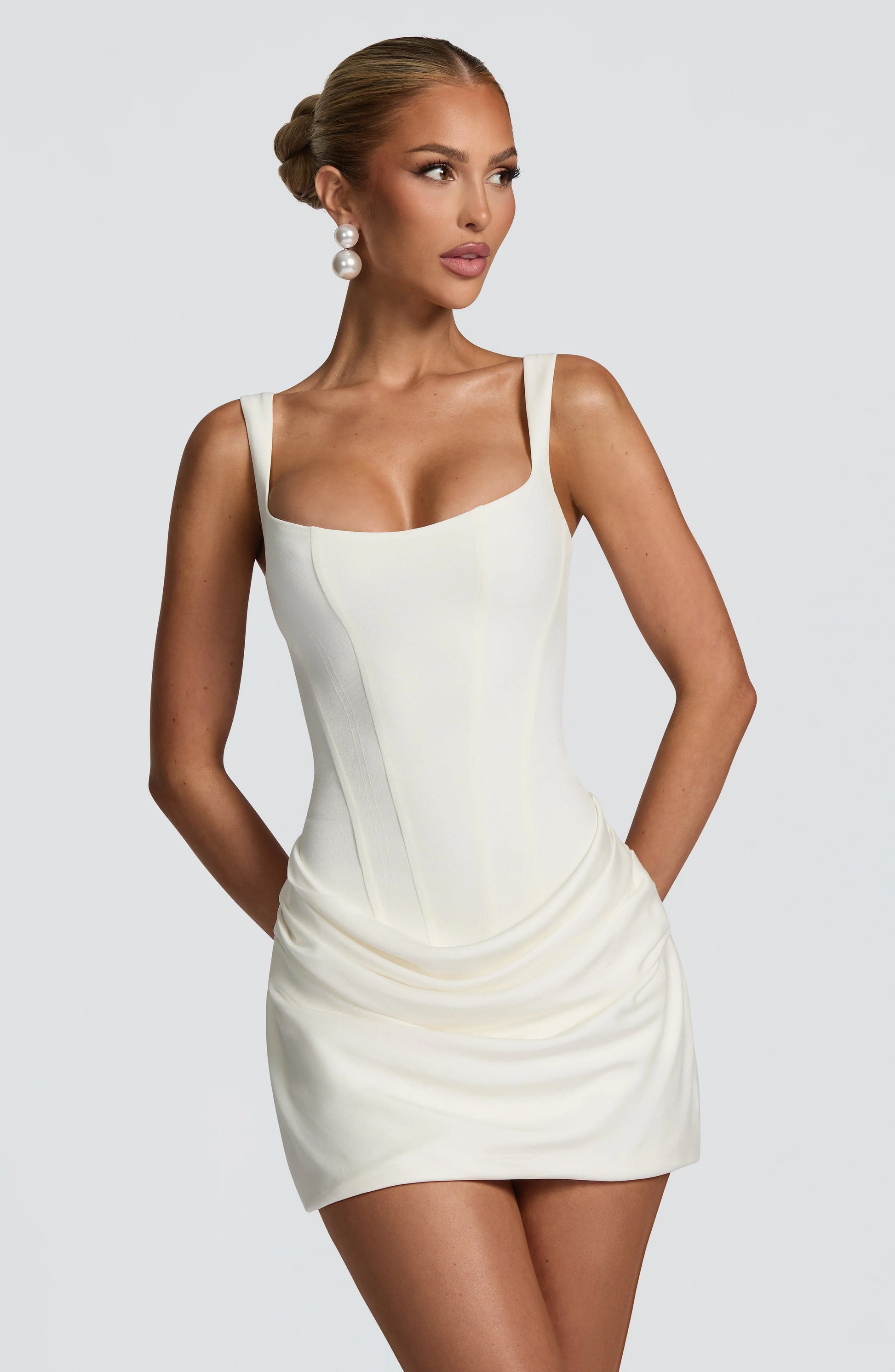 Graceful Tube Top Shoulder Strap Short Strap Hot Girl Dress Jovera Joyce