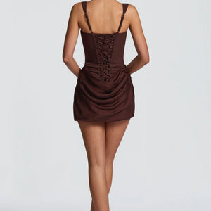 Graceful Tube Top Shoulder Strap Short Strap Hot Girl Dress Jovera Joyce