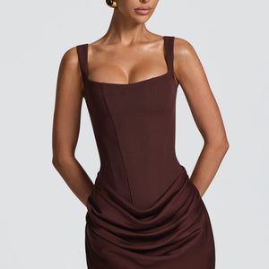 Graceful Tube Top Shoulder Strap Short Strap Hot Girl Dress Jovera Joyce
