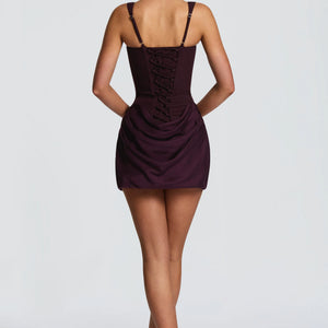Graceful Tube Top Shoulder Strap Short Strap Hot Girl Dress Jovera Joyce