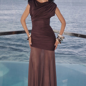 Fashion French Style Temperament Satin Dress Women Jovera Joyce