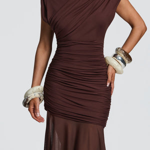 Fashion French Style Temperament Satin Dress Women Jovera Joyce