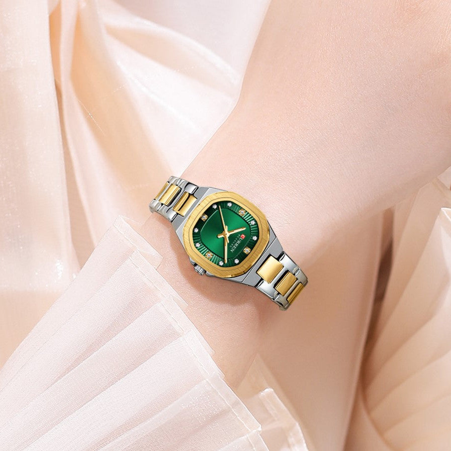 Business-Casual Womens Rhinestone Watch Jovera Joyce