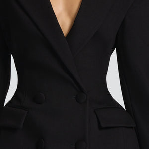 New-style Casual Slim-fit Suit Long-sleeve Bud-shaped Faux-pocket Dress Jovera Joyce