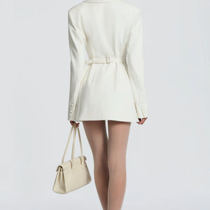 New-style Casual Slim-fit Suit Long-sleeve Bud-shaped Faux-pocket Dress Jovera Joyce