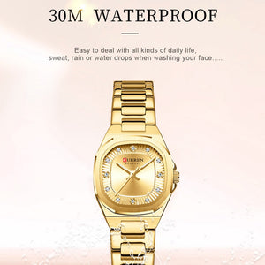Business-Casual Womens Rhinestone Watch Jovera Joyce