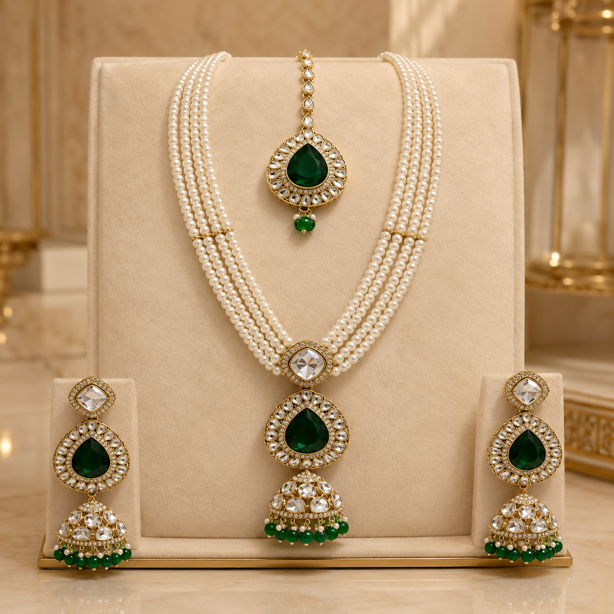 Jovera Joyce Élan-e-Maharani Heritage Jewelry Ensemble Jovera Joyce