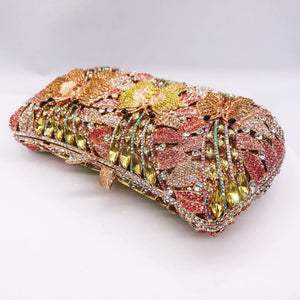 Butterfly Royale Crystal Clutch Jovera Joyce