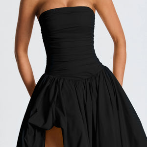 Women's Fashion Temperament Pure Color Sling Dress Jovera Joyce