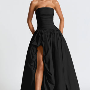 Women's Fashion Temperament Pure Color Sling Dress Jovera Joyce