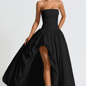 Women's Fashion Temperament Pure Color Sling Dress Jovera Joyce