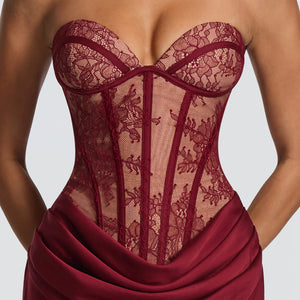 Lace Bodycon Slimming Evening Gown Dress Jovera Joyce