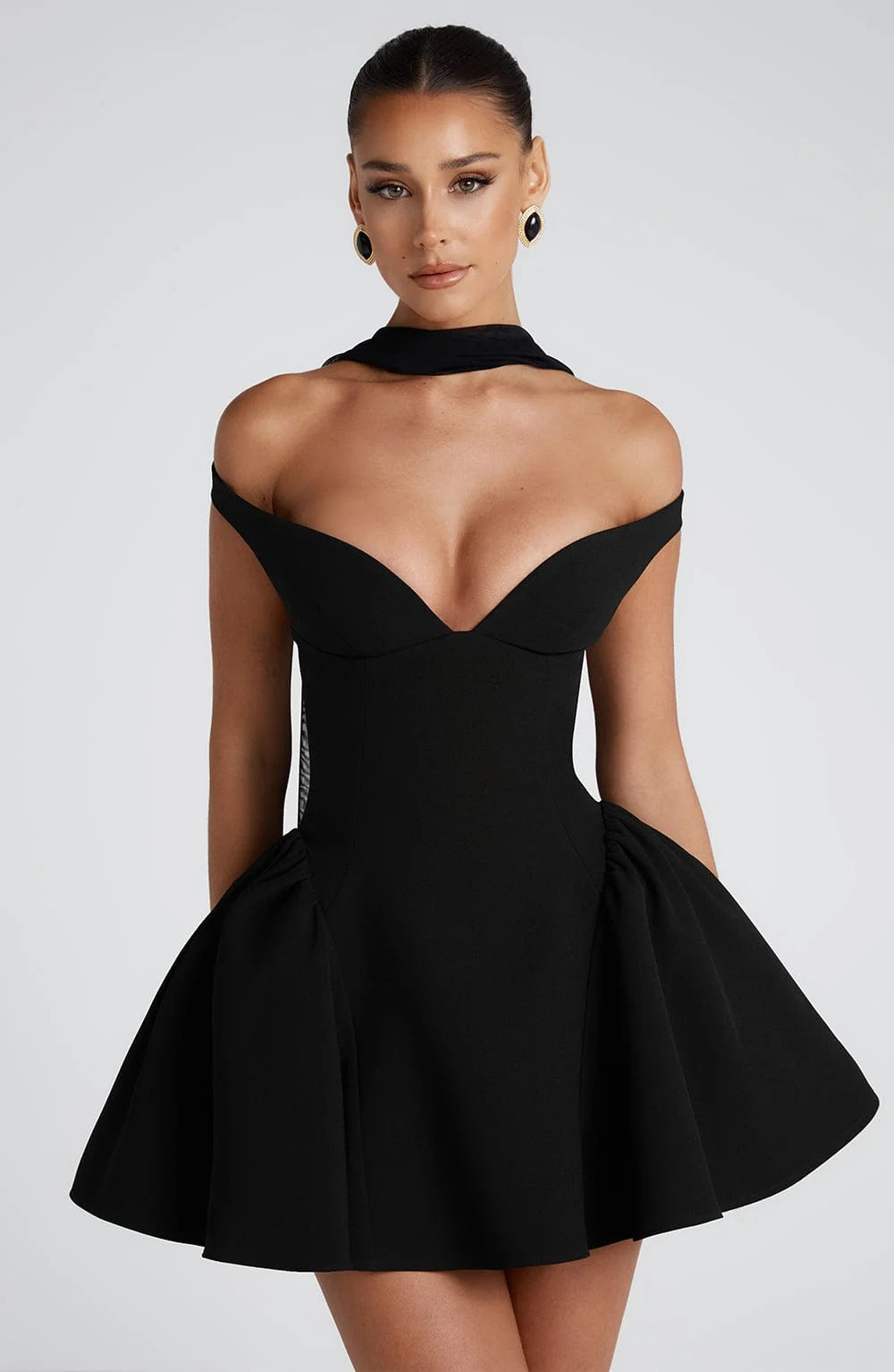 Women's Autumn New Backless Solid Color Slim Dress Jovera Joyce