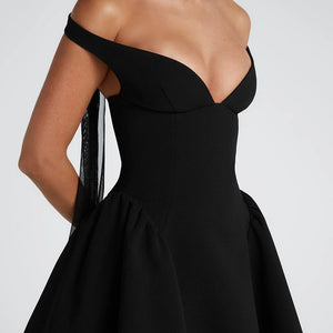 Women's Autumn New Backless Solid Color Slim Dress Jovera Joyce