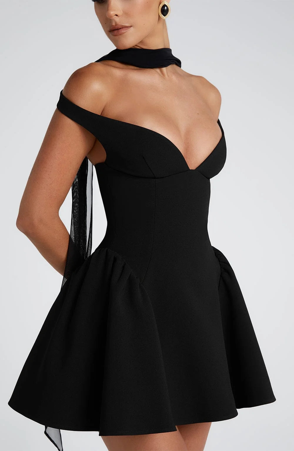 Women's Autumn New Backless Solid Color Slim Dress Jovera Joyce