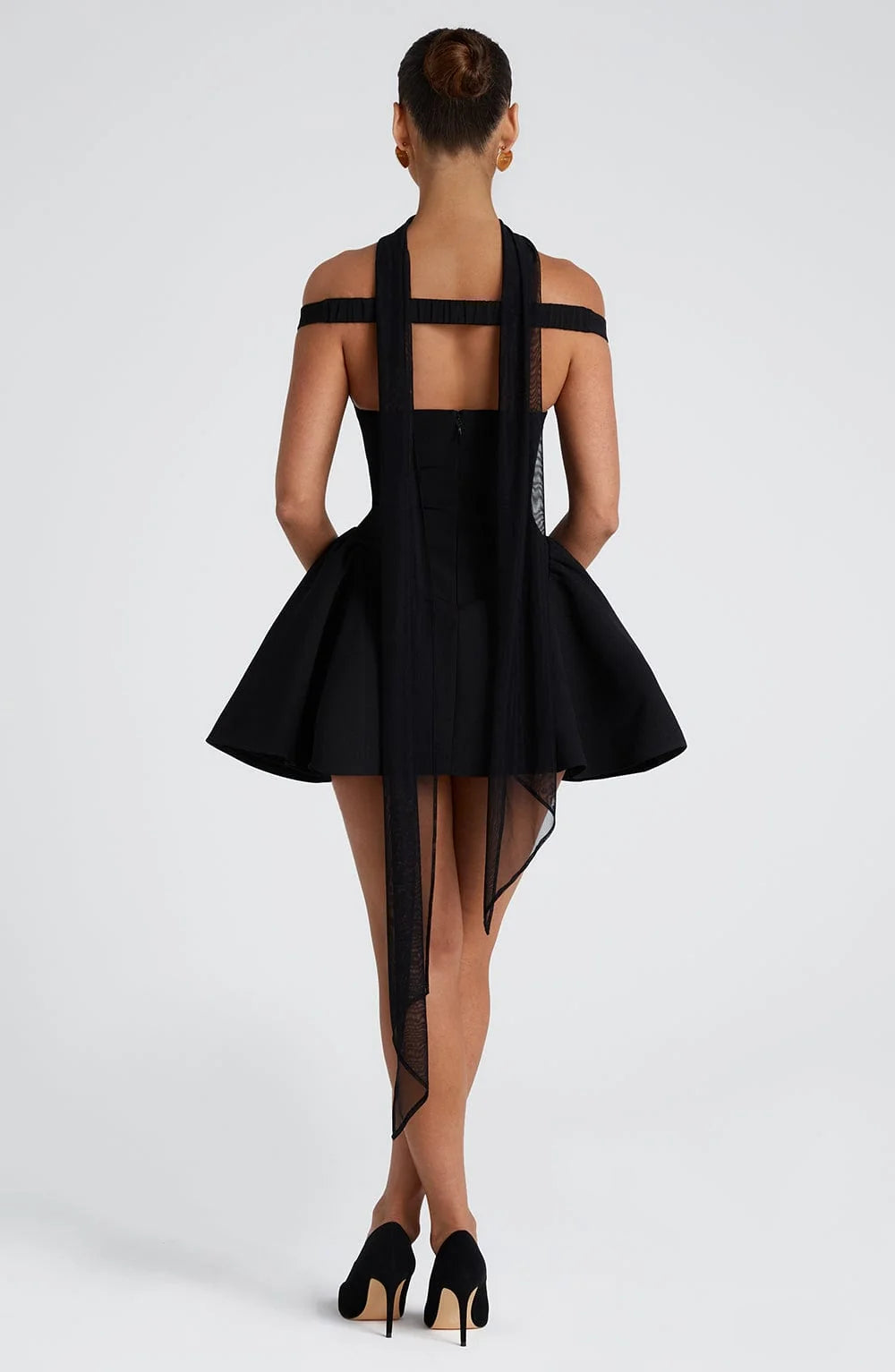 Women's Autumn New Backless Solid Color Slim Dress Jovera Joyce
