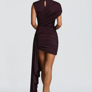 Sleeveless Pleated Waist-cinching Sheath Elegant And Fashionable Womens Dress Jovera Joyce