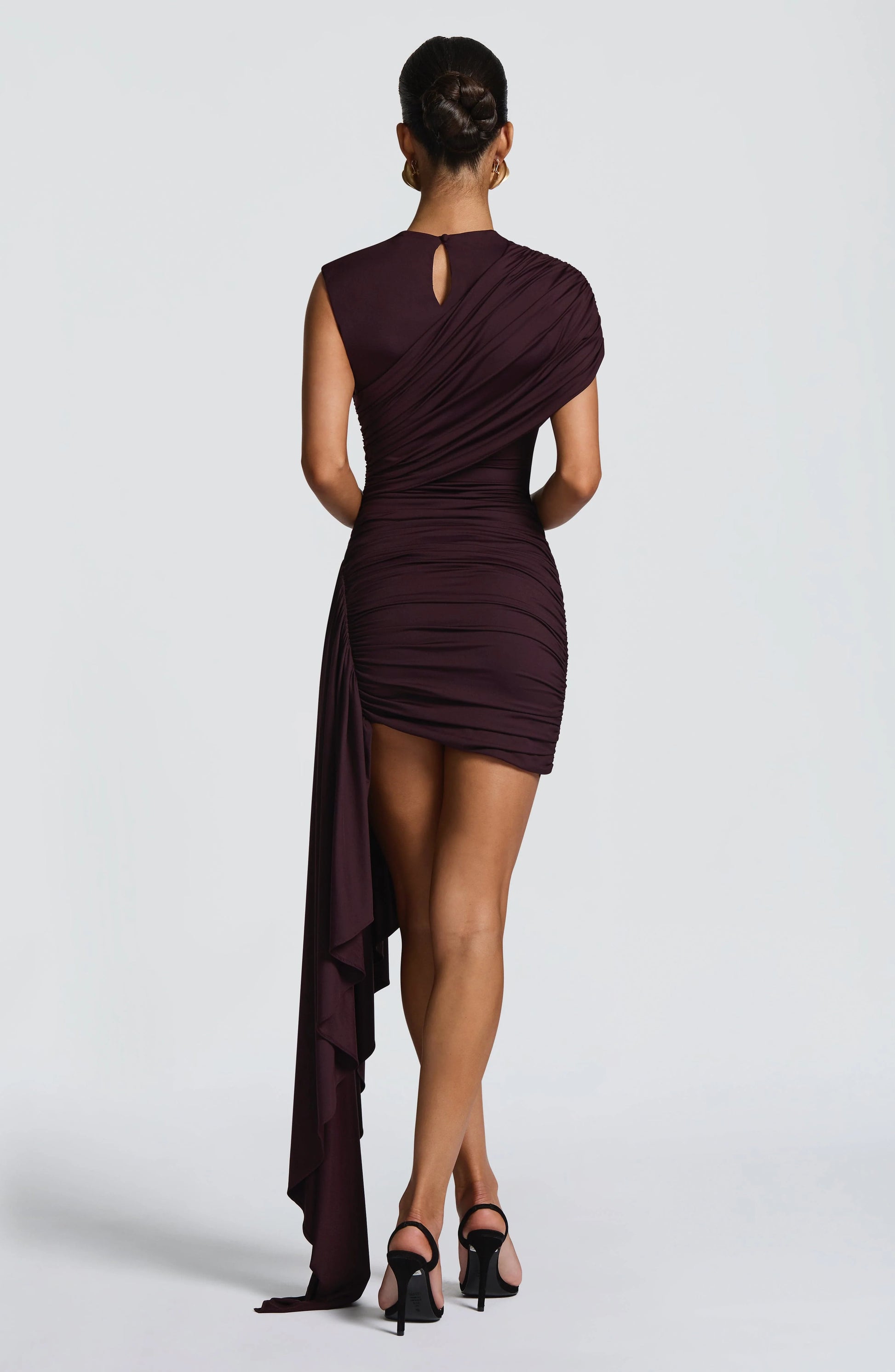 Sleeveless Pleated Waist-cinching Sheath Elegant And Fashionable Womens Dress Jovera Joyce