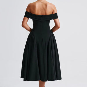 Fashion Personality Pure Color Tube-top Dress Women Jovera Joyce