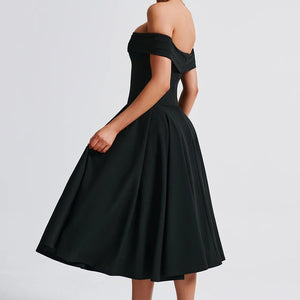 Fashion Personality Pure Color Tube-top Dress Women Jovera Joyce