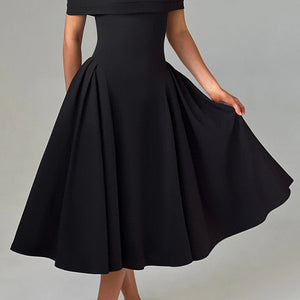 Fashion Personality Pure Color Tube-top Dress Women Jovera Joyce