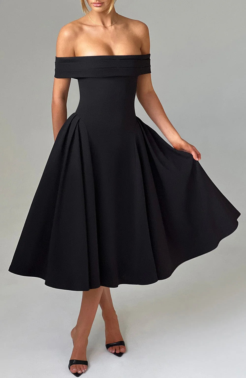 Fashion Personality Pure Color Tube-top Dress Women Jovera Joyce