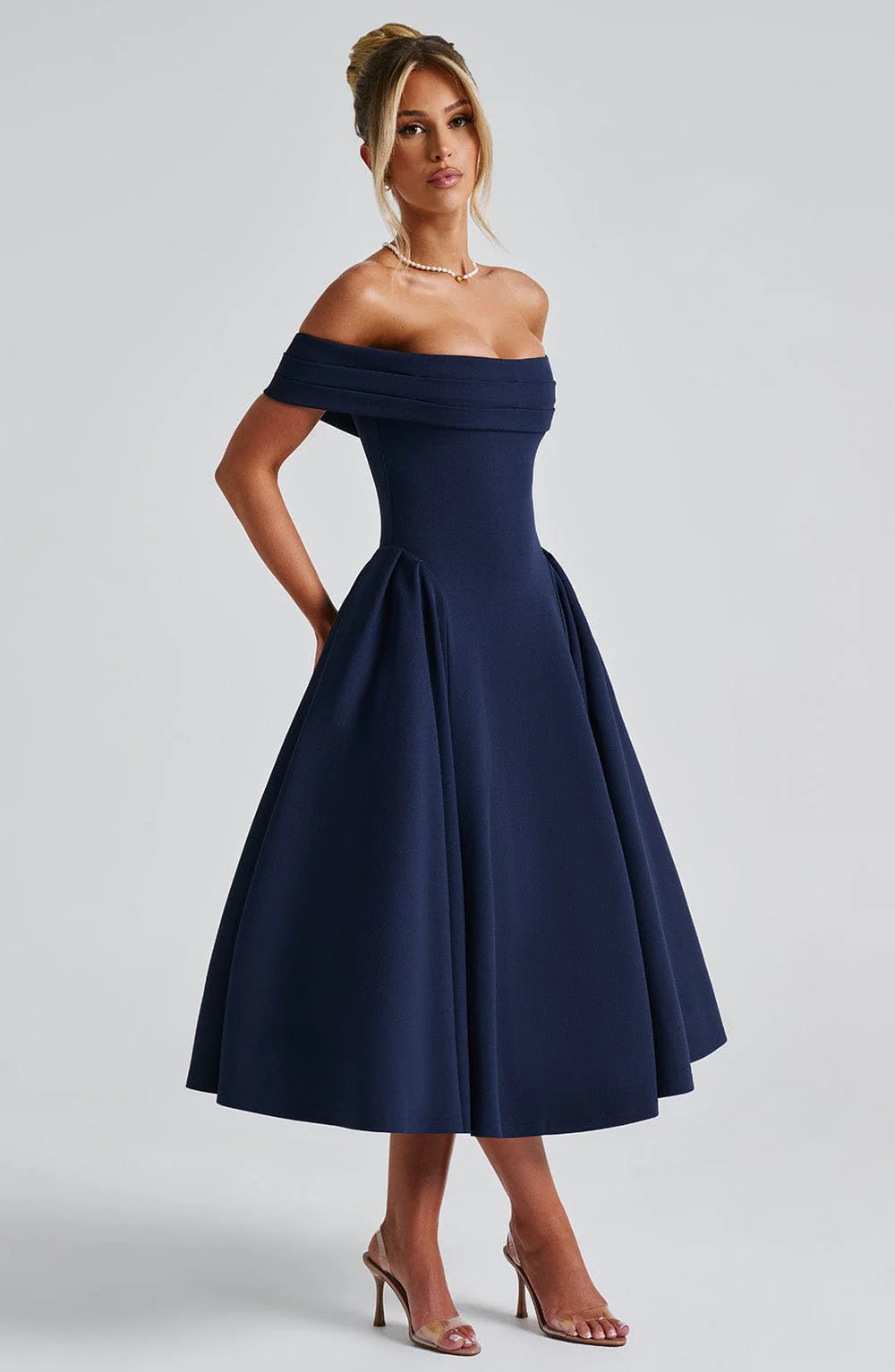 Fashion Personality Pure Color Tube-top Dress Women Jovera Joyce