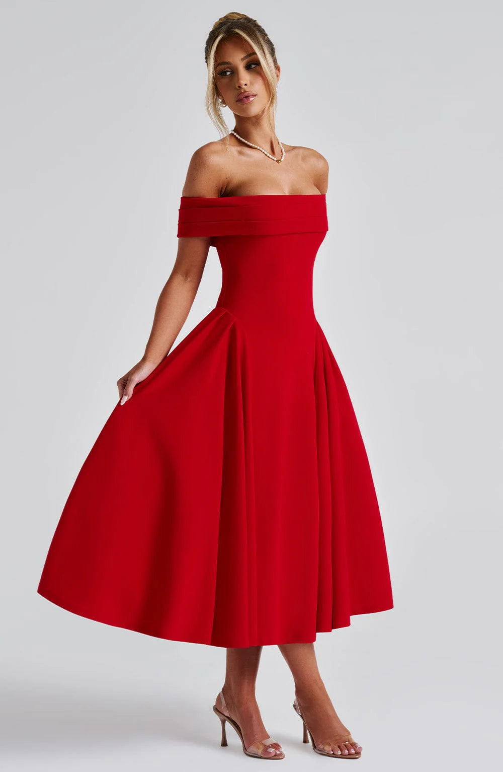 Fashion Personality Pure Color Tube-top Dress Women Jovera Joyce